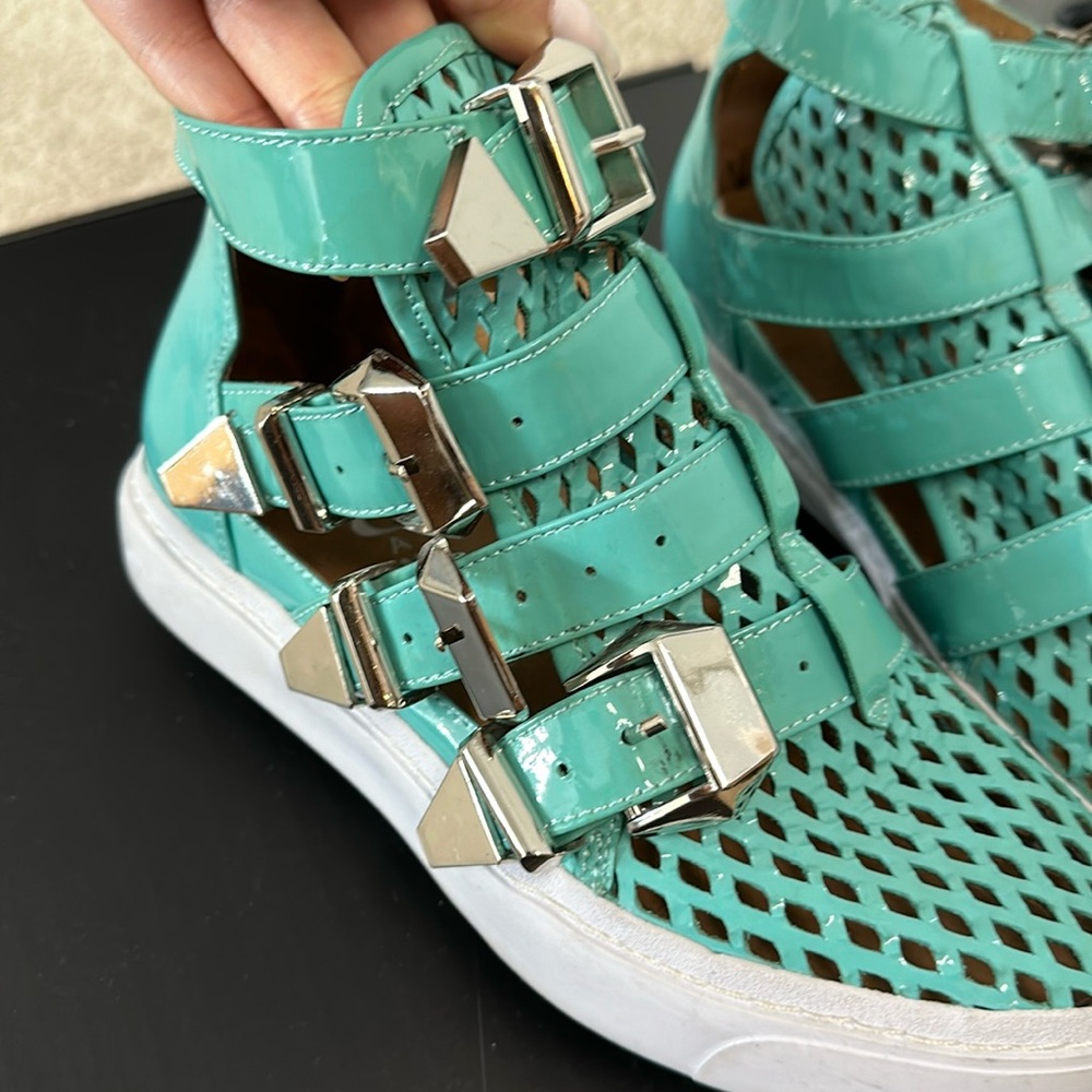 Jeffrey Campbell Patent Leather Sneakers